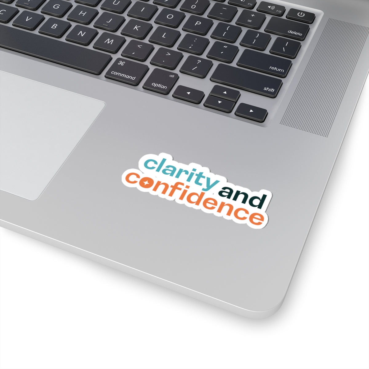 Clarity & Confidence Kiss-Cut Sticker